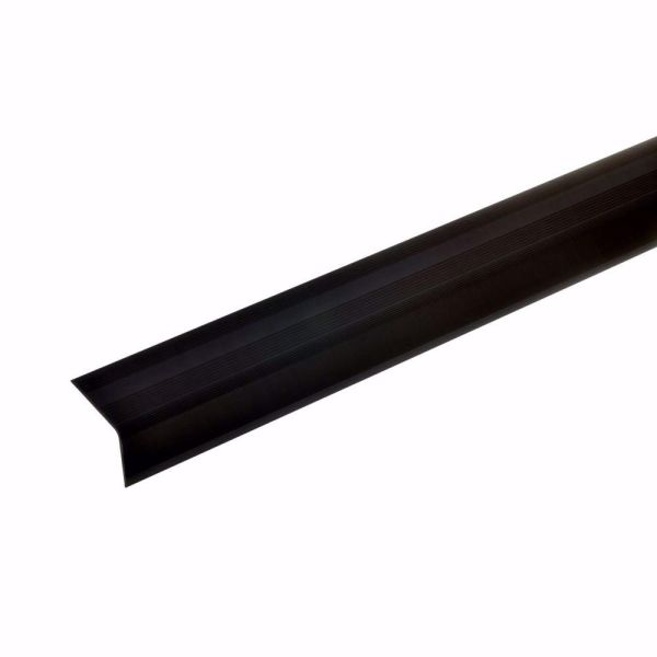 Alu Treppenwinkel-Profil 100cm 22x30mm bronze dunkel ungebohrt