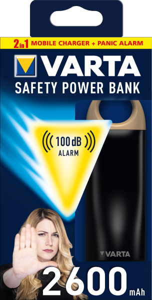 VARTA Saftey Power Bank 2.600 mAh (verfügbar ab Oktober 2016)