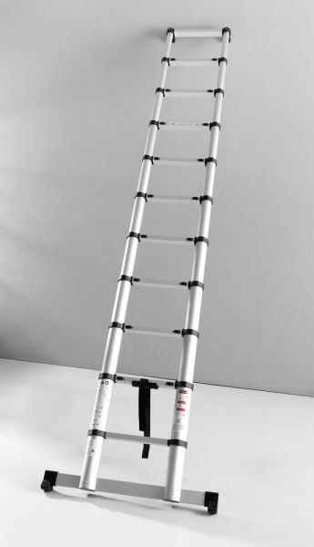 Tech Craft Alu-Teleskopleiter - 10 Stufen, 3,3m