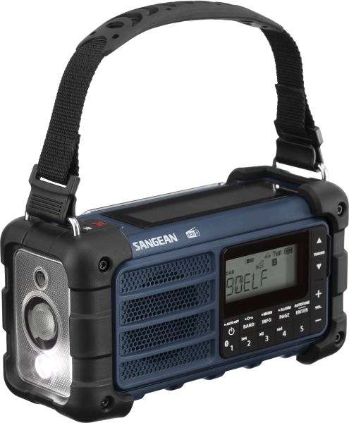 Sangean MMR-99 DAB+/FM-RDS/Bluetooth Digitales Tuning-Notfallradio ocean blue