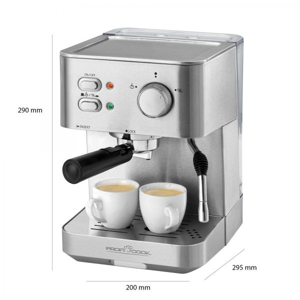 ProfiCook Espressoautomat 15 bar PC-ES 1109 