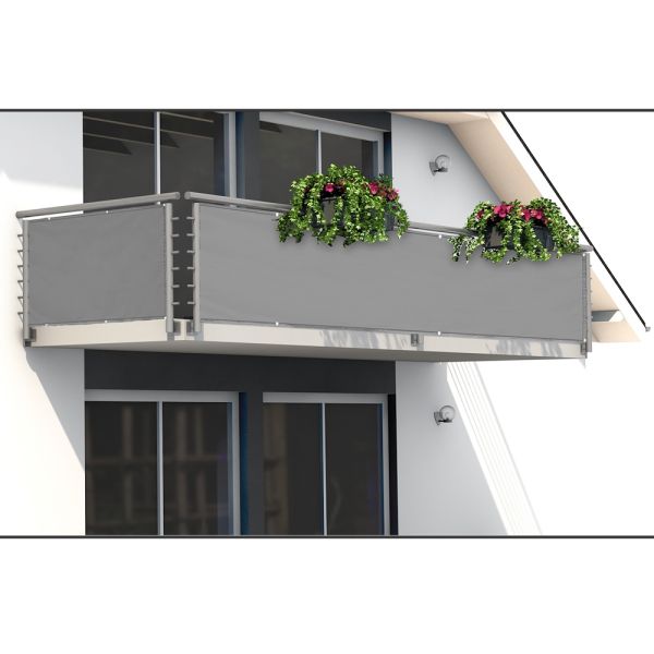 Detex® Sichtschutz für Balkon Betonoptik 5m