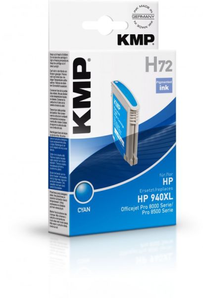 KMP H72 Tintenpatrone ersetzt HP 940XL (C4907AE)