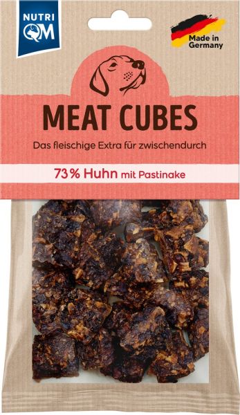 NutriQM Meat Cubes mit Huhn & Pastinake, 100 gr.