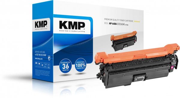 KMP H-T136 Tonerkartusche ersetzt HP 648A (CE263A)