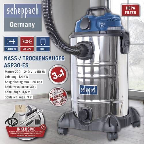 Scheppach Nass-/ Trockensauger ASP30-ES