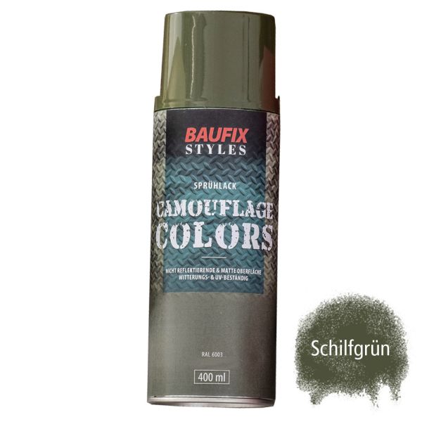 Baufix Camouflage-Sprühlacke - Schilfgrün
