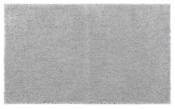 Sensino Badeteppich "Mikroflausch" ca. 60  x 100 cm, silbergrau