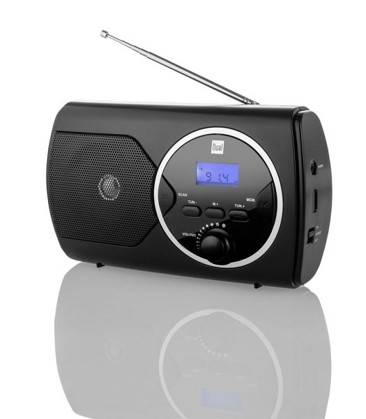 Dual PLL-Radio mit UKW-Empfang P10 - schwarz