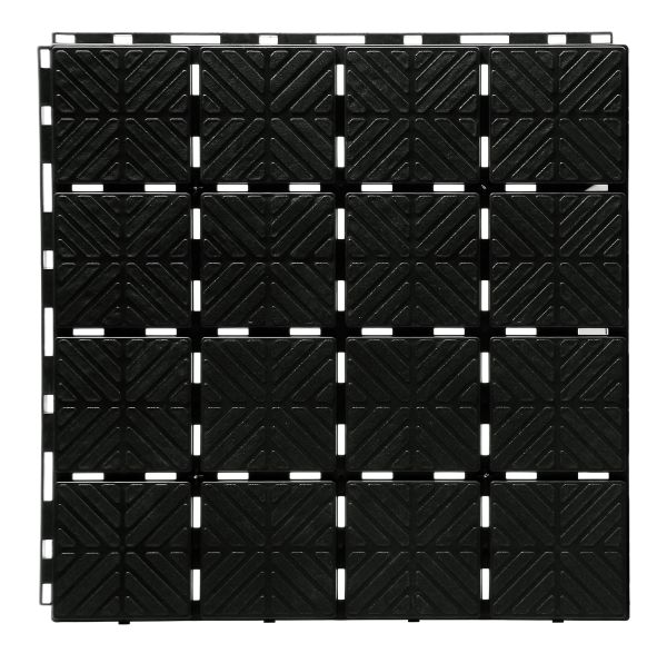 Protanic Universal-Bodenplatten, 9er-Set, schwarz