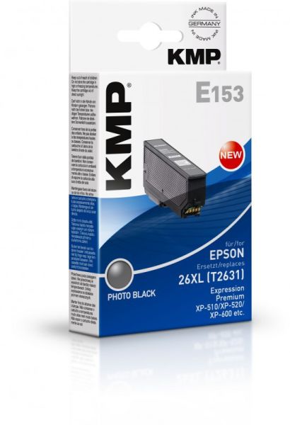 KMP E153 Tintenpatrone ersetzt Epson 26XL (C13T26314010)