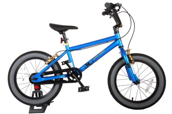 Cool Rider Kinderfahrrad - Jungen - 16 Zoll - Blau - Zweihandbremsen - 95% zusammengebaut