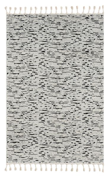Teppich Moroccan Celestial, 140 cm x 200 cm, Farbe grau, rechteckig, Florhöhe 19mm