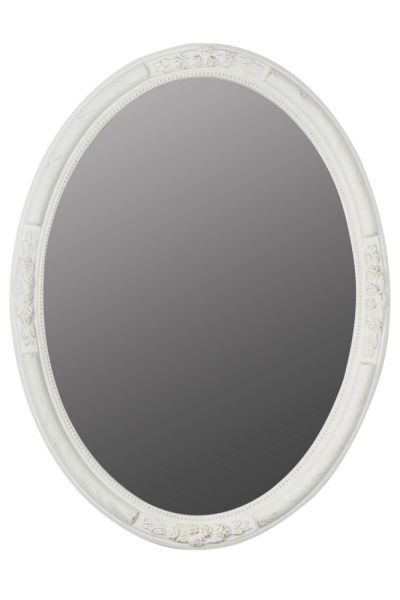 My Flair Ovaler Spiegel "Beyzawi II", weiß