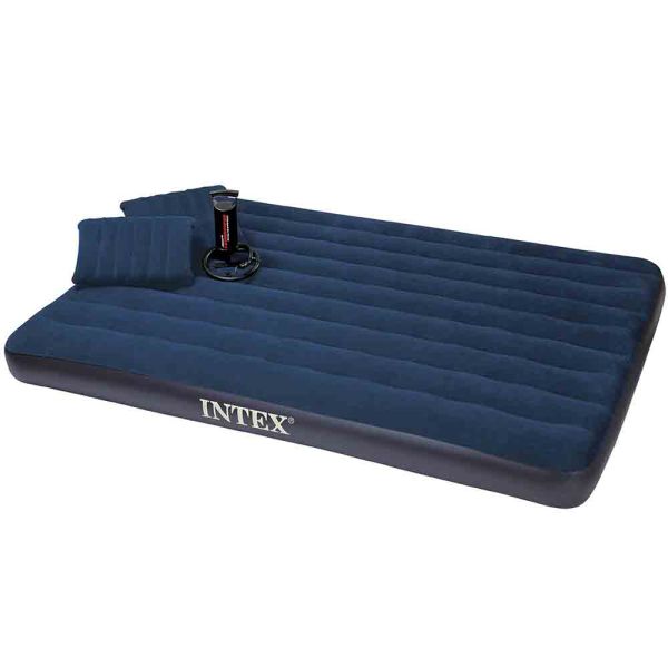 INTEX Luftbett-Set Dura-Beam Classic mit 2 aufblasbare Kissen