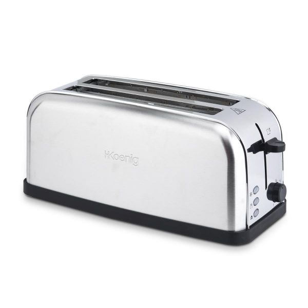 H.Koenig Toaster TOS28 - 4 Scheiben und Baguette-Funktion