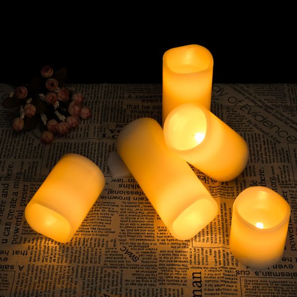 Deuba LED Kerzen 5tlg mit Fernbedienung
