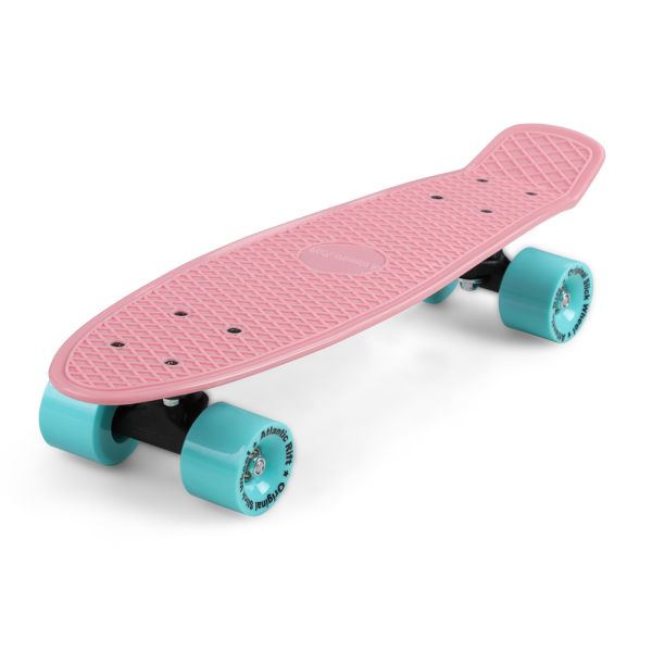 Spielwerk® Retro Skateboard Rosa-Mint/ auch mit LED verfügbar