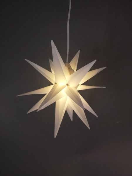 Star-Max LED-Kunststoff-Stern, Ø ca. 35 cm - Weiß